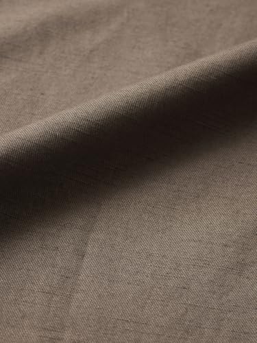 The Souled Store Oak Brown Womens and Girls Beige Solid Cotton Straight Fit Drawstring Waist Lightweight Easy to Style Everyday Office Wear Straight Fit Pants