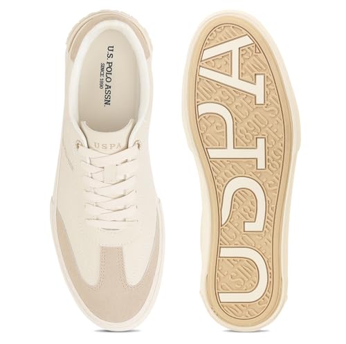 U.S. Polo Assn. Mens GIAN 3.0 Sneakers Beige