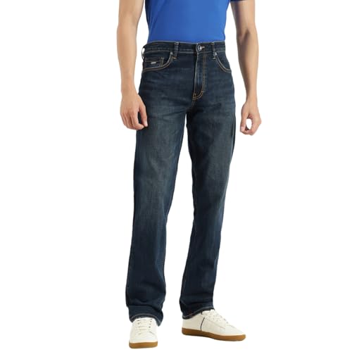 United Colors of Benetton Men's Straight Jeans (25A4COJE1392I901_Blue
