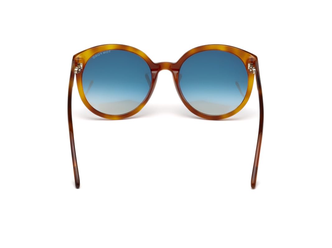 Tom Ford FT0503 53W Blond Havana Phillipa Round Sunglasses Lens Category 2 Size