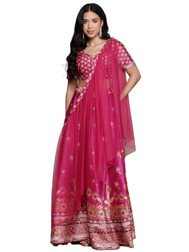 Aarke Ritu Kumar Purple Tanishqa Lehenga With Blouse And Dupatta