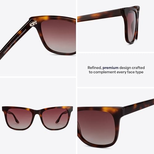 John Jacobs Full Rim Square Sunglasses | Polarized and 100% UV Protected | For Men & Women | X-Large | JJ S14668