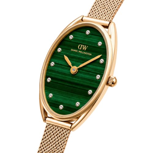 Daniel Wellington Tonneau 22mm Green Dial Analog Women Watch - DW0DL2202