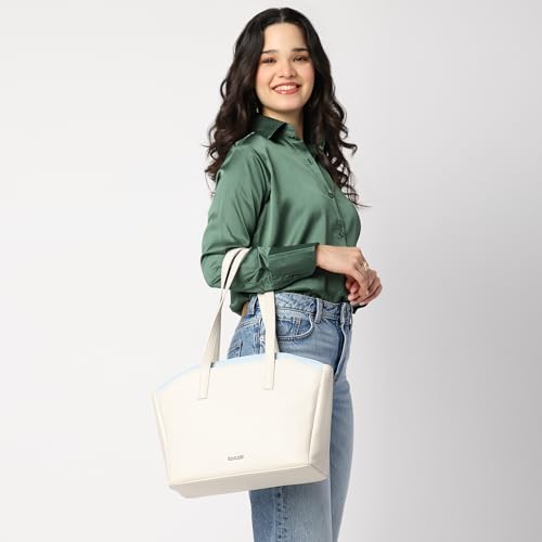 Fastrack Monoedge Shoulder Bag | Structured Women's Bag | Faux-Leather | Multi-Compartment Casual Carry