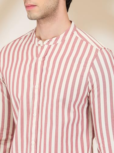 Being Human Red Regular Fit Regular Collar Men's Shirt Clothing