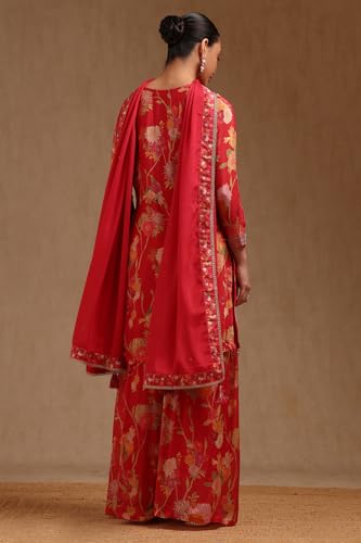 Soch Women's Chinon Salwar Suit Set (SMUA5CD2319_Red