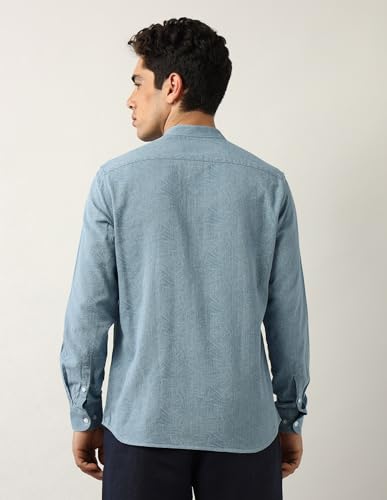 Arrow Sports Men's Slim Fit Shirt (ASAJSH1708_Teal