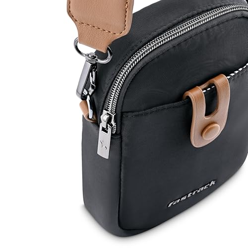 Fastrack Webbing Wonder Crossbody Bag | Nylon| Ladies Purse Handbag | Sling Bag for Casual Carry