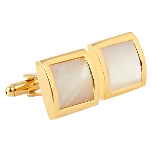 Peluche All Time Sexy: Studded with Natural Mother of Pearl (Semi Precious) Cufflinks for Men