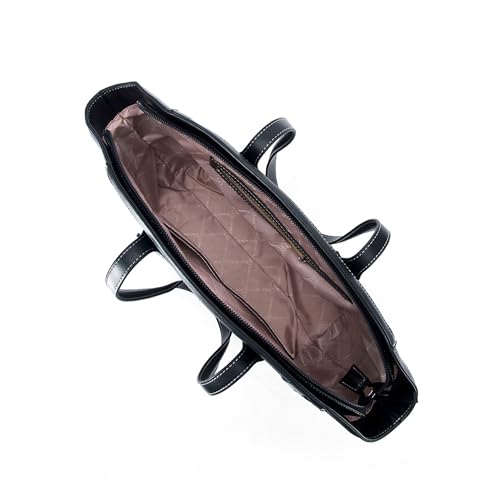 Lino Perros Monroe Viola Black Tote Bag