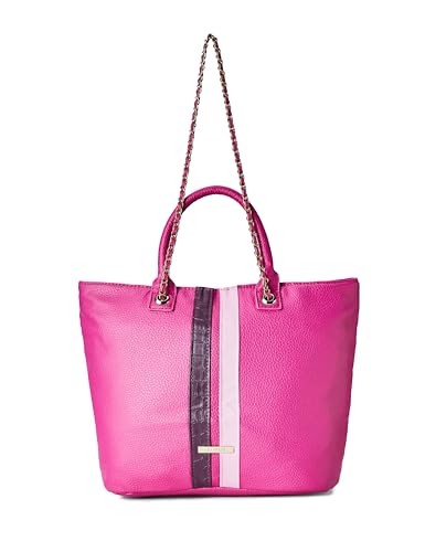 Caprese womens IRINA T Medium DARK PINK Tote Bag