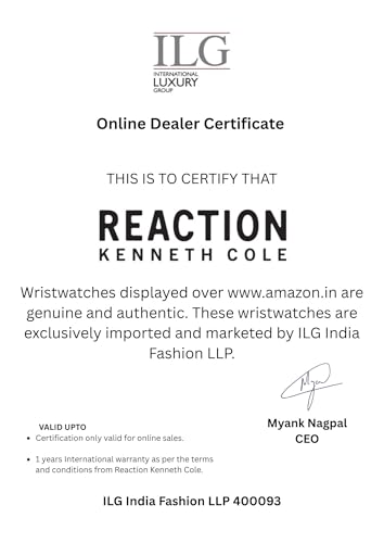 Kenneth Cole Reaction Chronograph Black Dial Watch for Men - KRWGO0071002