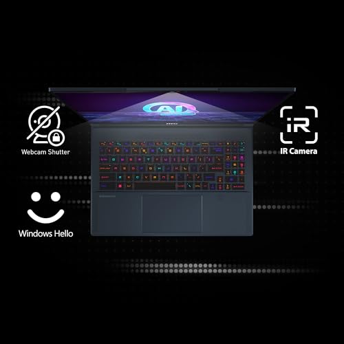 MSI Stealth 16 AI Studio, Intel 1st Gen. Ultra 9 185H, Built-in AI, 41CM QHD+ 240Hz Gaming Laptop (32GB/2TB NVMe SSD/Windows 11 Pro/NVIDIA GeForce RTX 4070, GDDR6 8GB/Star Blue/1.9Kg), A1VGG-057IN