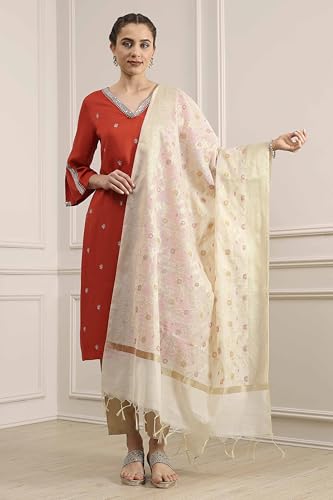 Biba Women Multi Polyester Yarndyed Dupatta_FREE SIZE