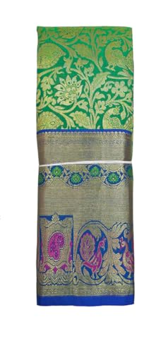 SREE KUMARAN Women's Kanchipuram Silk Pure Pattu Sarees With Blouse (VSK128-1)