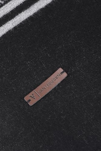 Men Black Print Casual Muffler