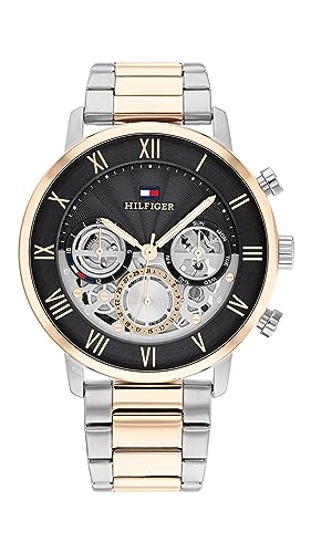 Tommy Hilfiger Quartz Multifunction Grey dial Stainless Steel Strap Watch for Men-TH1710570