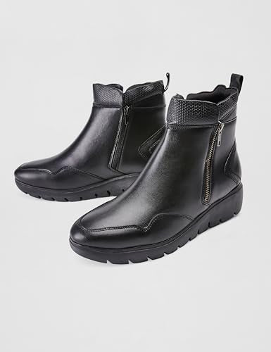 ELLE Women's Boot,Black,UK-6