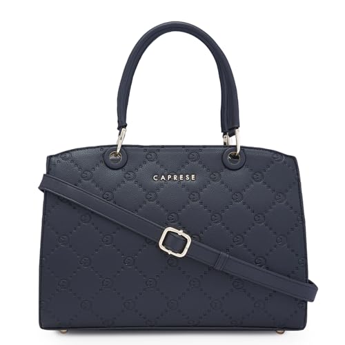 Caprese Brianna Satchel for Women (Medium, Black)