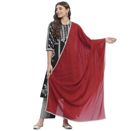 Biba Women Red Dupatta_Free Size