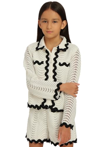 VERO MODA Girl's Self Design Regular Fit White Shirt