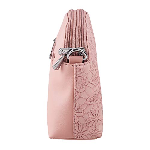 Mochi Womens Synthetic Pink Zip Top Sling (One Size)