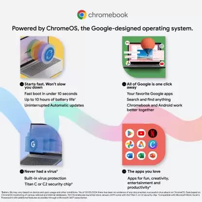 ASUS Chromebook Intel Celeron Dual Core N4500 - (8 GB/64 GB EMMC Storage/Chrome OS) CX1500CKA-EJ0275 Chromebook (15.6 Inch, Transparent Silver, 1.80 Kg)
