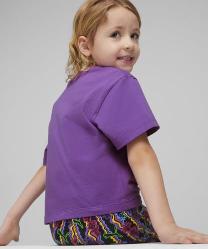 Puma Girl's Relaxed Fit Tees (624854_Ultraviolet