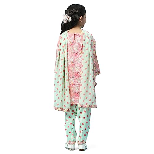BIBA GIRL PRINTED RELAXED KID(KW5236_PEACH_9)