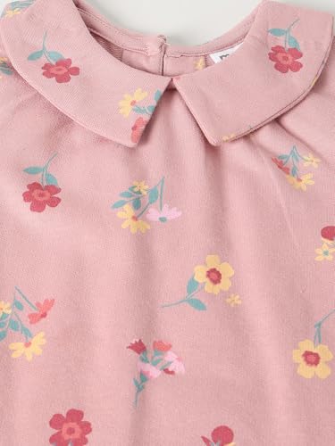 Max Girls Printed Shorts Set (Pink_12-18 M)