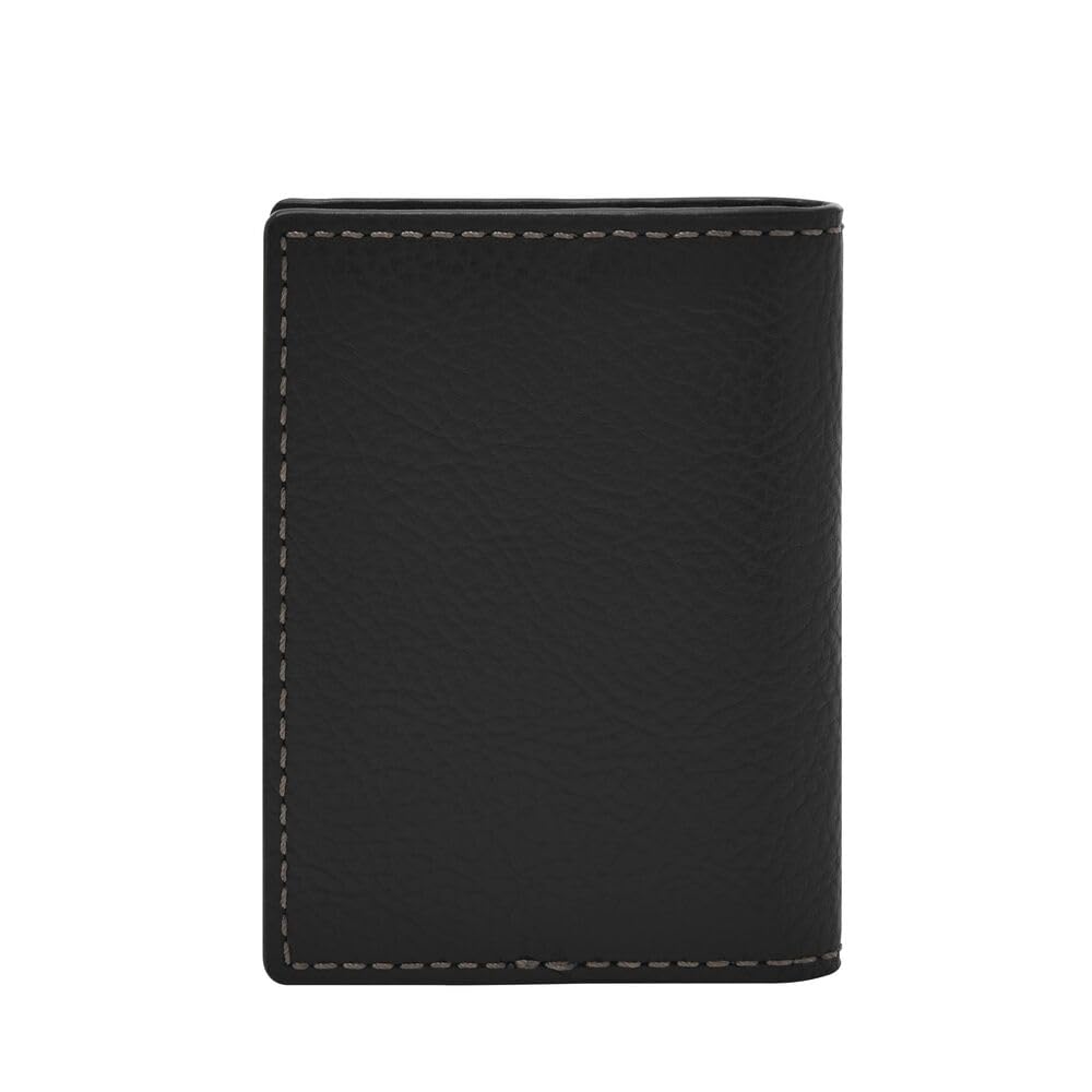 Fossil Mens Leather Liam Black Wallet SML1883001