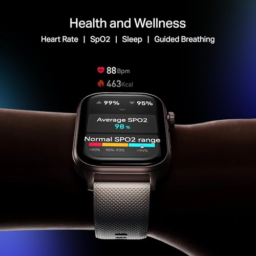 boAt Storm Infinity Plus w/20 Days Extensive Battery Life, Huge 680 mAh, Only Charge Once a Month, 1.96" Display, Functional Crown, Multiple Sports Modes, smart Watch for man & Woman (Cherry Blossom)