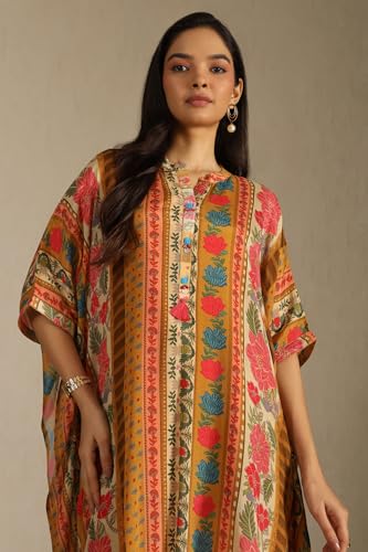 Soch Women's Georgette Salwar Suit Set (OWA5CD22221_Mustard