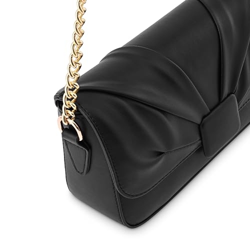 Fastrack Solid PU Zipper Closure Women's Party Sling Bag