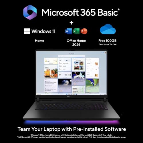 ASUS ROG Strix Scar 18 (2026),Intel Core Ultra 9 (Series 2),RTX 5090-24GB,64GB RAM (Upgradeable),2TB SSD,4K FHD+,18"(45 cm),Win 11,M365 Basic(1Y),Office 24,Black,3.7 Kg,G835LXG-TQ492WS,Gaming Laptop