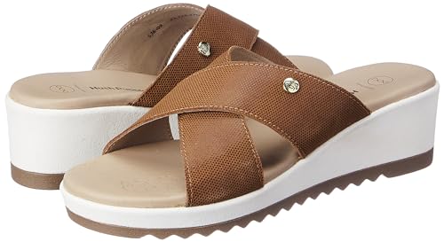 Hus Puppies Scarlet Mule Women Mule Slippers In Tan Light Brown