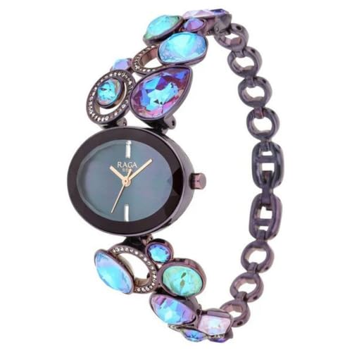 Titan Womens Moments of Joy MOP Dial Brass Analogue Watch - 95126QM01F
