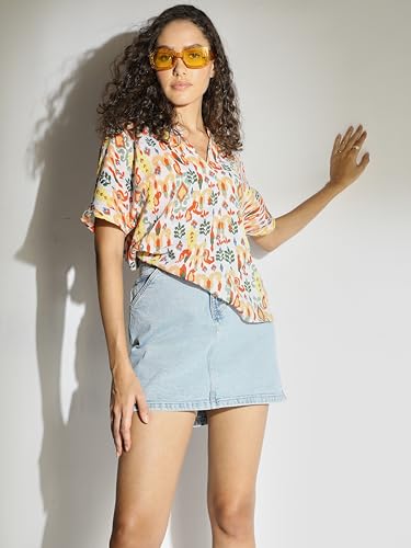 VERO MODA Women Regular Fit Multicolor Top