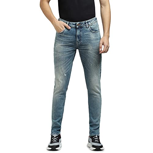 Jack & Jones Men's Cotton Blend Skinny Fit Blue Jeans_34