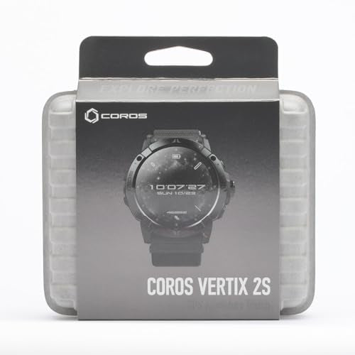 COROS VERTIX 2S Adventure GPS Watch, 36 Days Battery Life, GPS Navigation with Global Offline Maps, Route Planner, Heart Rate Monitor, Rock Climbing, Skiing, Running, Biking - Space Black