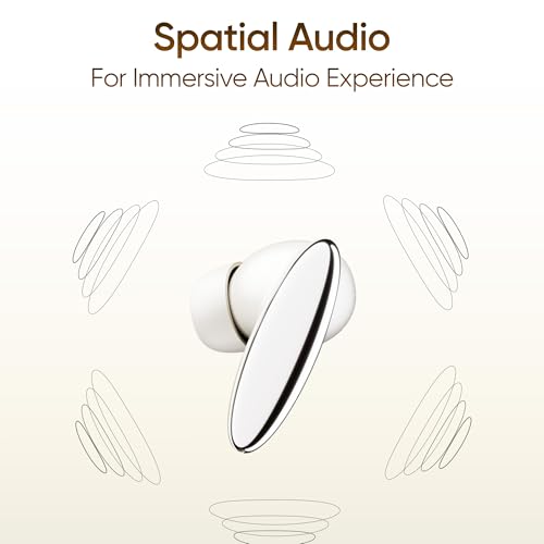 Mivi Opera ANC [Flagship Launch], True Wireless Earbuds with 35dB ANC, Hi-Res Audio, LDAC, 3D Soundstage, 60H Playtime, Spatial Audio, Transparency Mode, 13mm Drivers