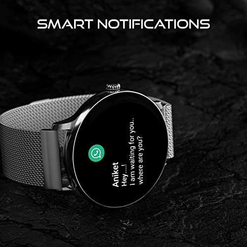 Fire-Boltt Phoenix Ultra Smart Watch 1.39” HD Display, Bluetooth Calling, AI Voice Assistant, 120 Sports Modes, IP67 Waterproof, SpO2 Monitor, Smart Watch for Man & Woman- Silver SS