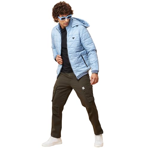 Being Human Blue Regular Fit Men's Jacket Clothing