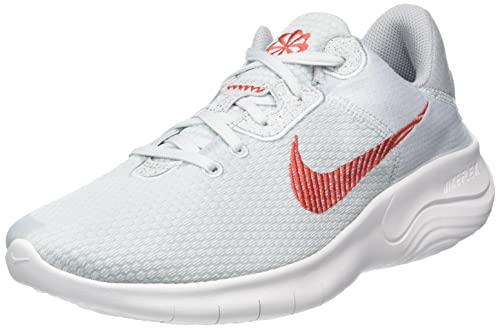 Nike Womens W Flex Experience RN 11 NN Pure Platinum/LT Crimson-Wolf Grey Running Shoe - 6 UK (DD9283-007)