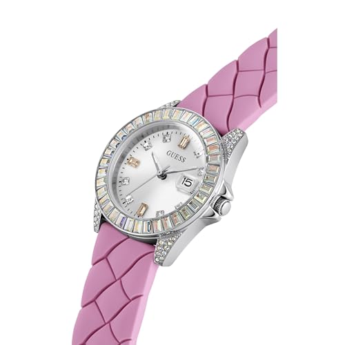 GUESS Analog White Dial Women's Watch-GW0585L1