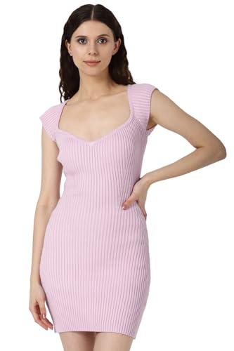 FOREVER 21 women's Rayon Classic Mini Dress (459073_Purple