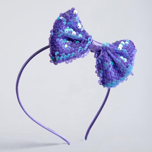 Hopscotch Girls Purple Sleeveless Ruffled Sequined Gown for Age (7-8 Years)