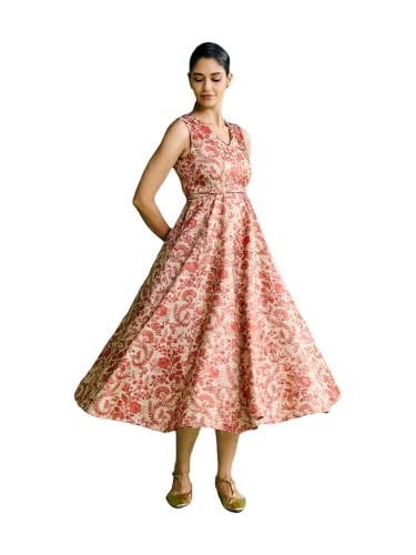Aarke Ritu Kumar Beige Ananta Festive Dresses Long Dress