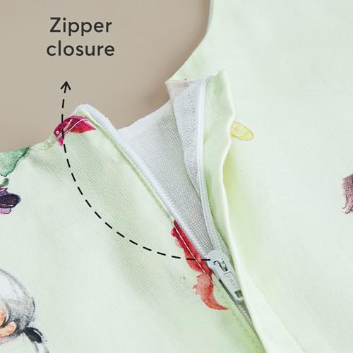 Hopscotch Girls Green Sleeveless Casual Dress for Ages (9-10 Years)