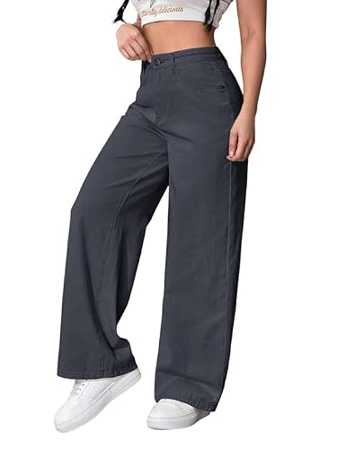 TAGAS Women's Jeans || Womens Pant ||Cargo ||Girls high Rise Pant||(WDJ-8) Dark Grey
